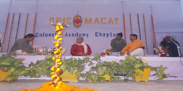 Padit Hari Prasad Chaurashiya at Colonels Academy