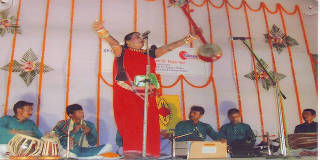 Padam Bhushan Tijan Bai at Colonels Academy